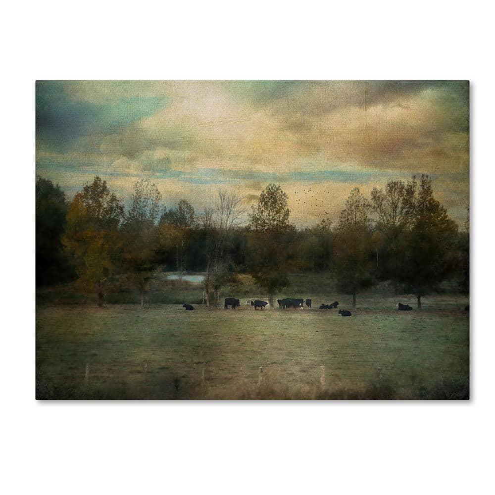 Trademark Fine Art Jai Johnson " Sunrise On The Farm " by Jai Johnson
