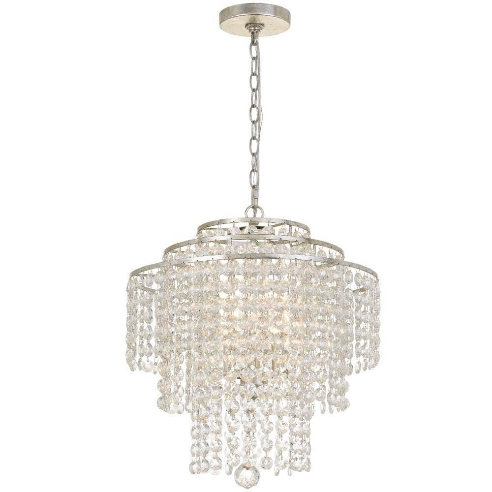Crystorama Lighting - Four Light Chandelier - Chandelier - Arielle - Three Light