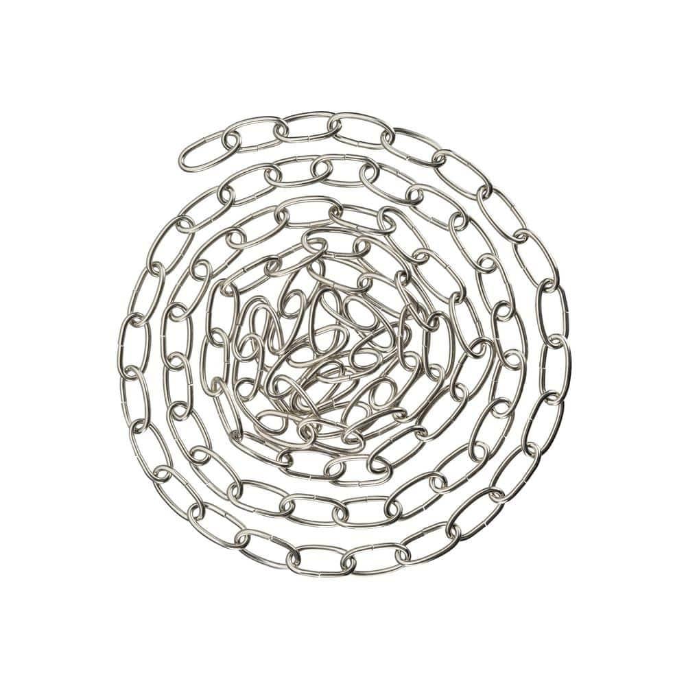 Aspen Creative 21110-51,Steel 10 Feet Heavy Duty Chain For Hanging Up Maximum Weight 40 Pounds-Lighting Fixture/Swag Light/Plant In Antique Brass.11 Gauge.