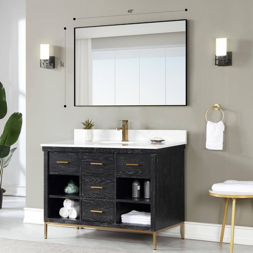 Altair Metal Flat Wall Mirror