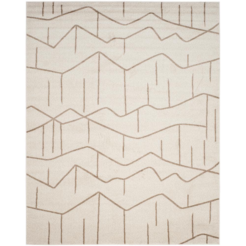 Amherst AMT429 Power Loomed Area Rug - Ivory/Grey - 8'x10' - Safavieh.
