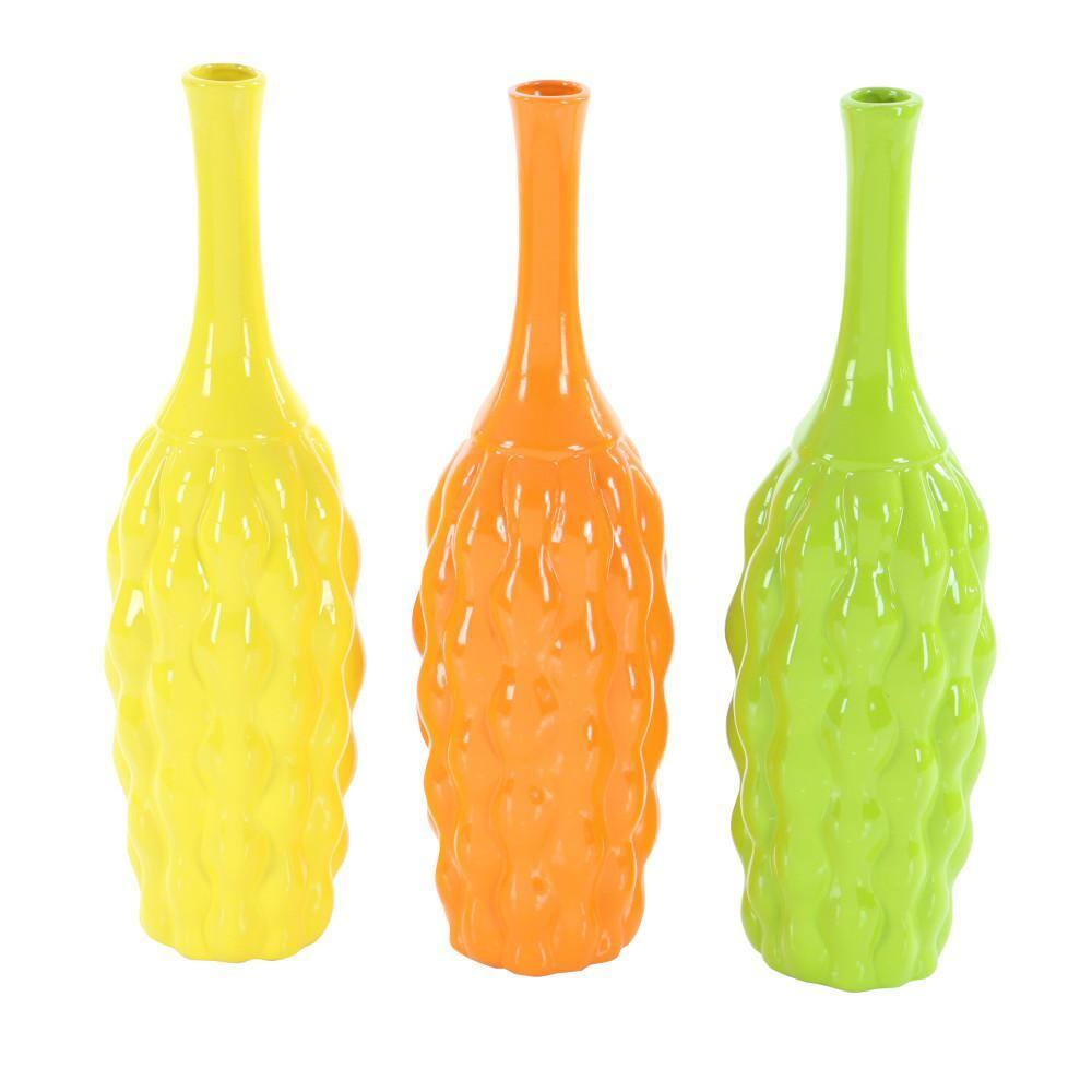 Novogratz Ceramic Multi Colored Decorative Vase Set & Reviews | Wayfair