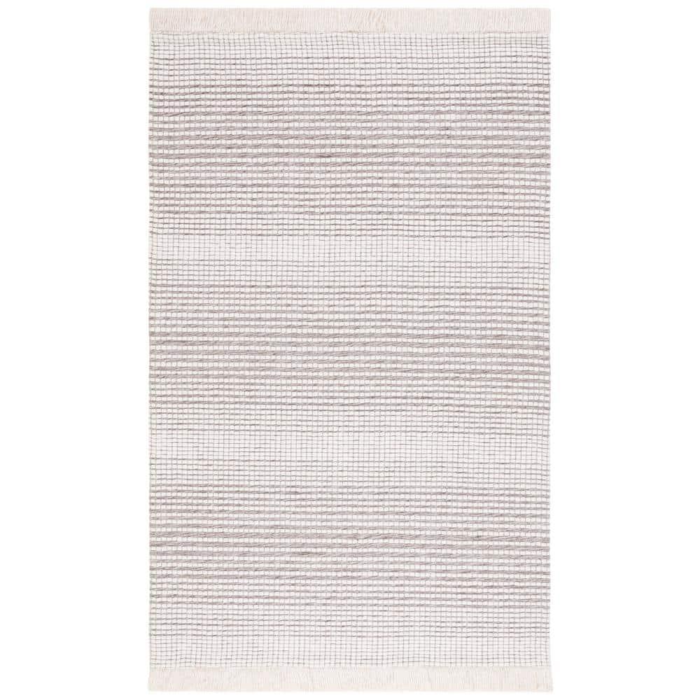 Safavieh Marbella Hand Woven Wool With Cotton Cloth Backing Striped Rug