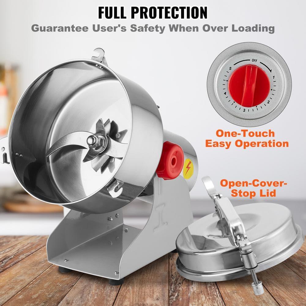 VEVOR 2500g Commercial Spice Grinder Electric Grain Mill Grinder High Speed | Wayfair