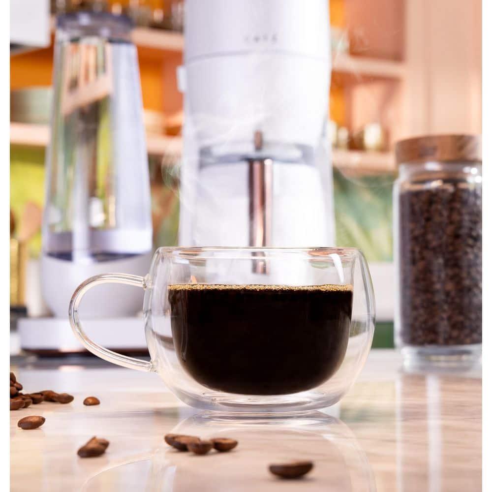 Café ™ Matte White Specialty Grind and Brew Coffee Maker