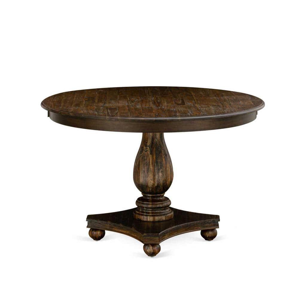 Red Barrel Studio® - Person Solid Wood Solid Wood Top Pedestal Dining Set