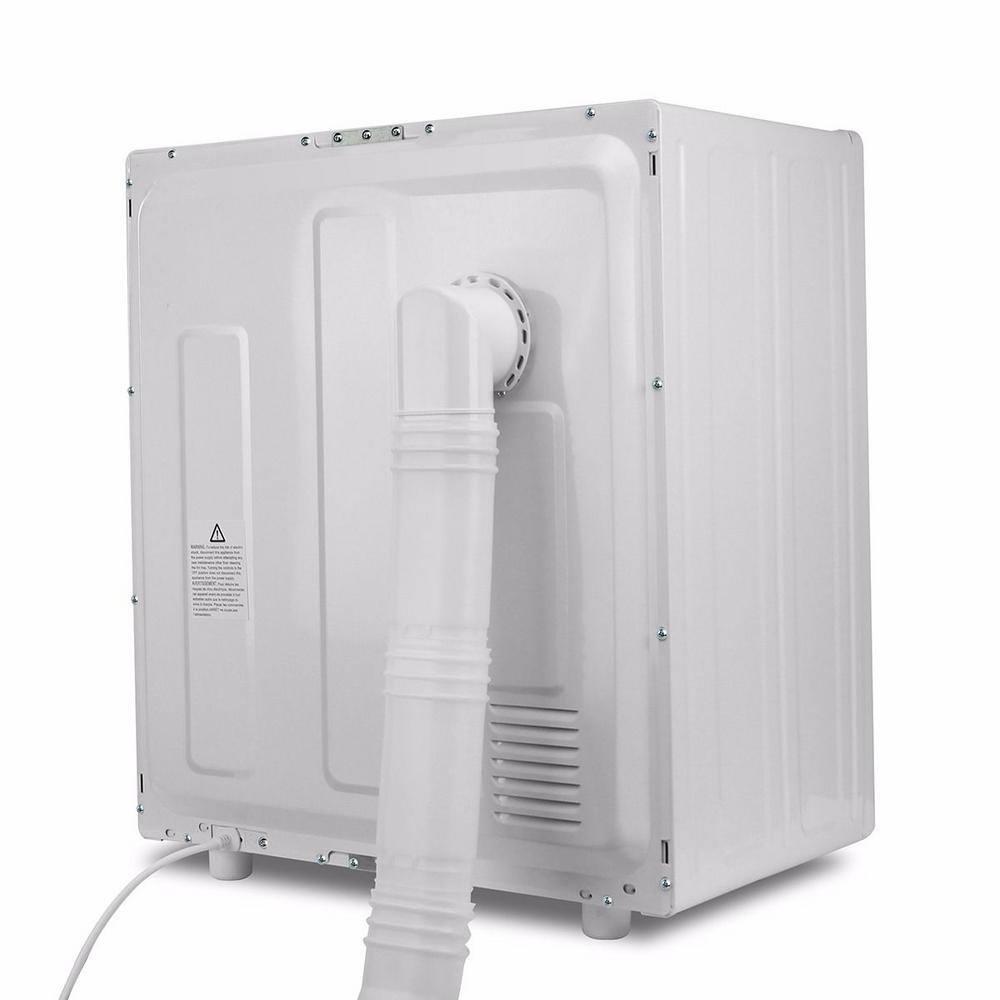 Barton Tumble Dryer White Heat Control Automatic Portable Electric RV 2.6 cu ft