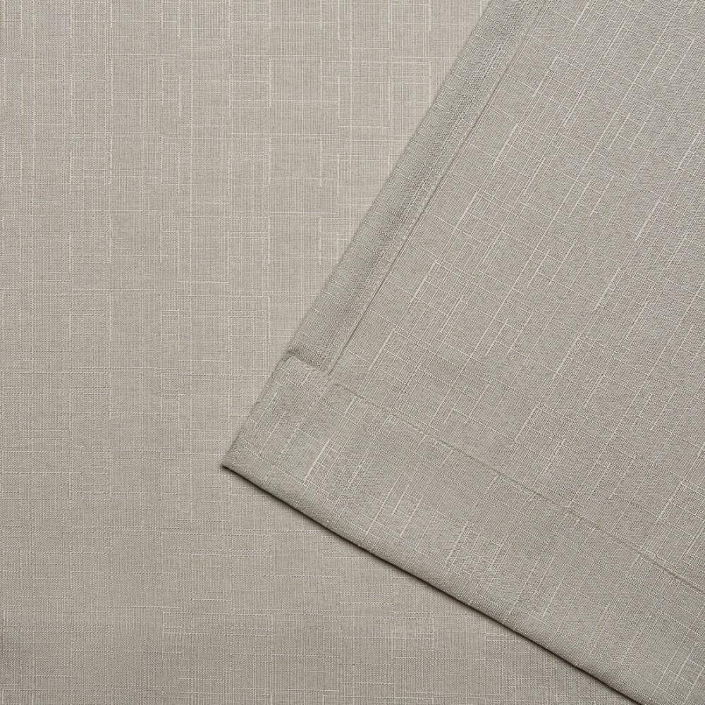 108"x84" Loha Patio Grommet Top Single Curtain Panel Beige - Exclusive Home: Light Filtering Indoor Patio Door Curtain
