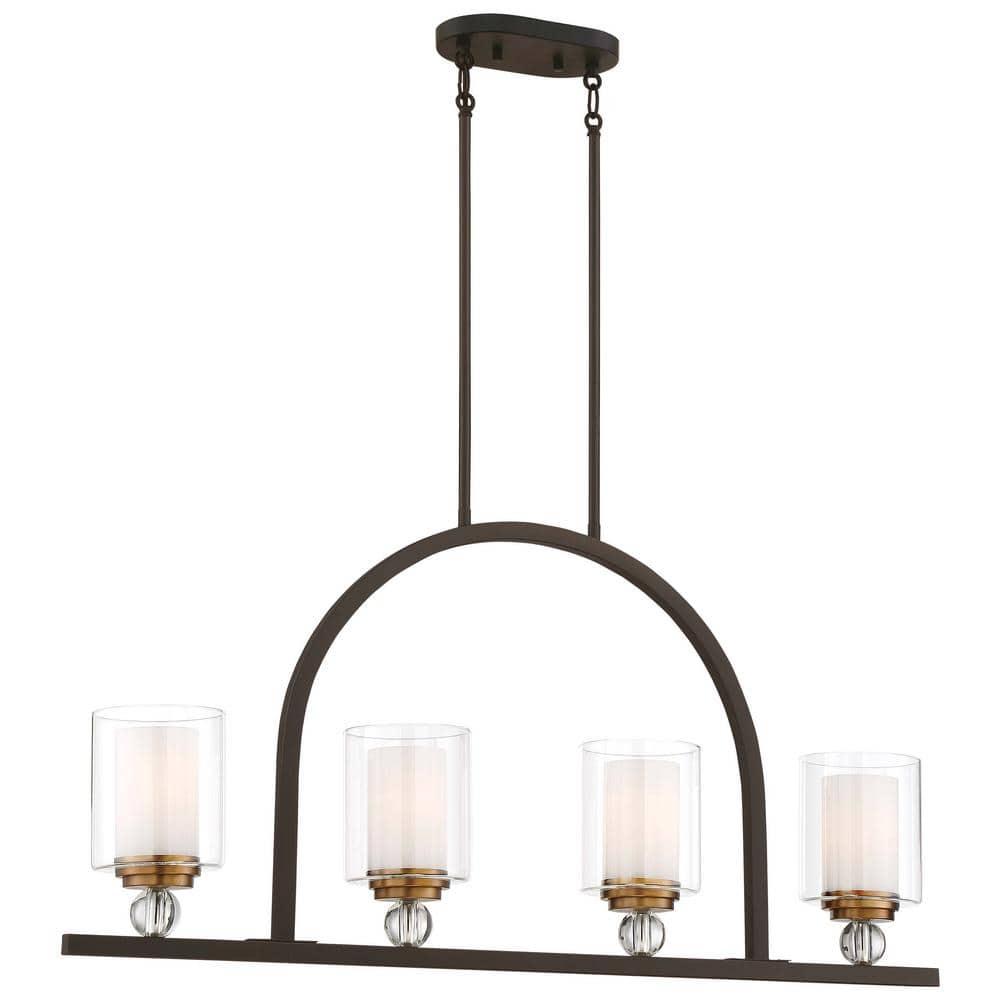 Minka Lavery - Studio 5 - 4 Light Island in Transitional Style - 18.75 inches