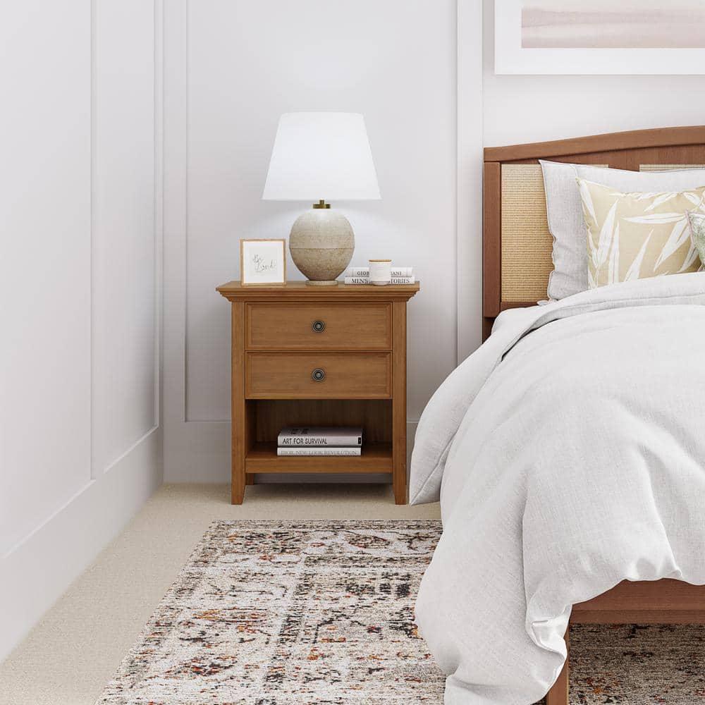 Amherst 2 - Drawer Solid Wood Nightstand