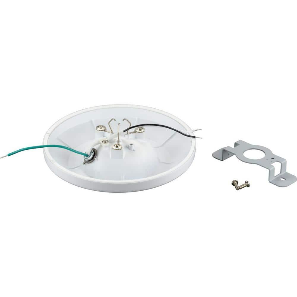 Progress Lighting, Intrinsic Collection, 1-Light Surface Mount, Satin White, Eyeball Downlight