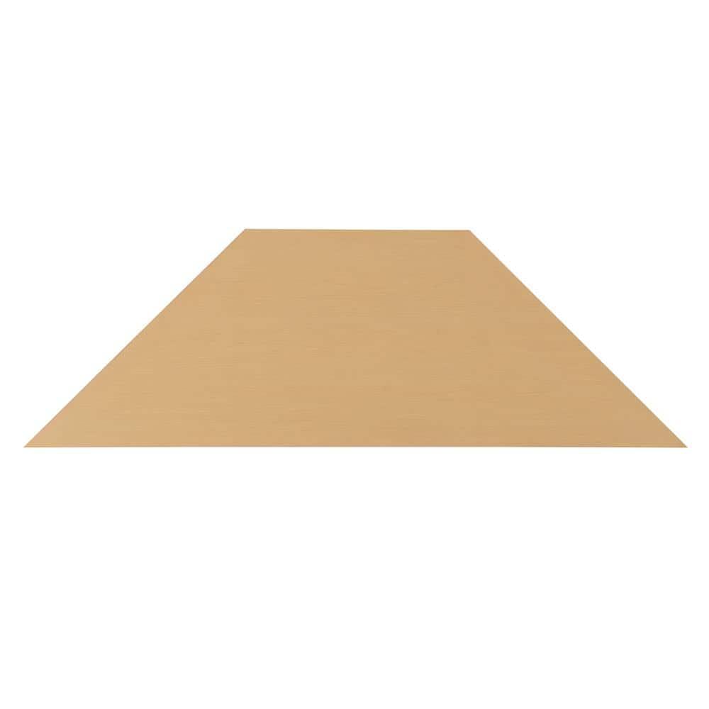 24/7 Shop At Home Tybo Open Shelves Corner Floating Console Fits TV Stand for TVs up to 50" Gingko Maple