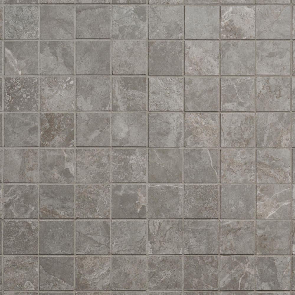 Nova 11.81 In. X 11.81 In. Matte Porcelain Mosaic Floor And Wall Tile (0.96 Sq. Ft. / Each)