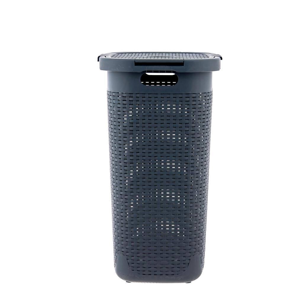 Rebrilliant Plastic Laundry Hamper with Handles