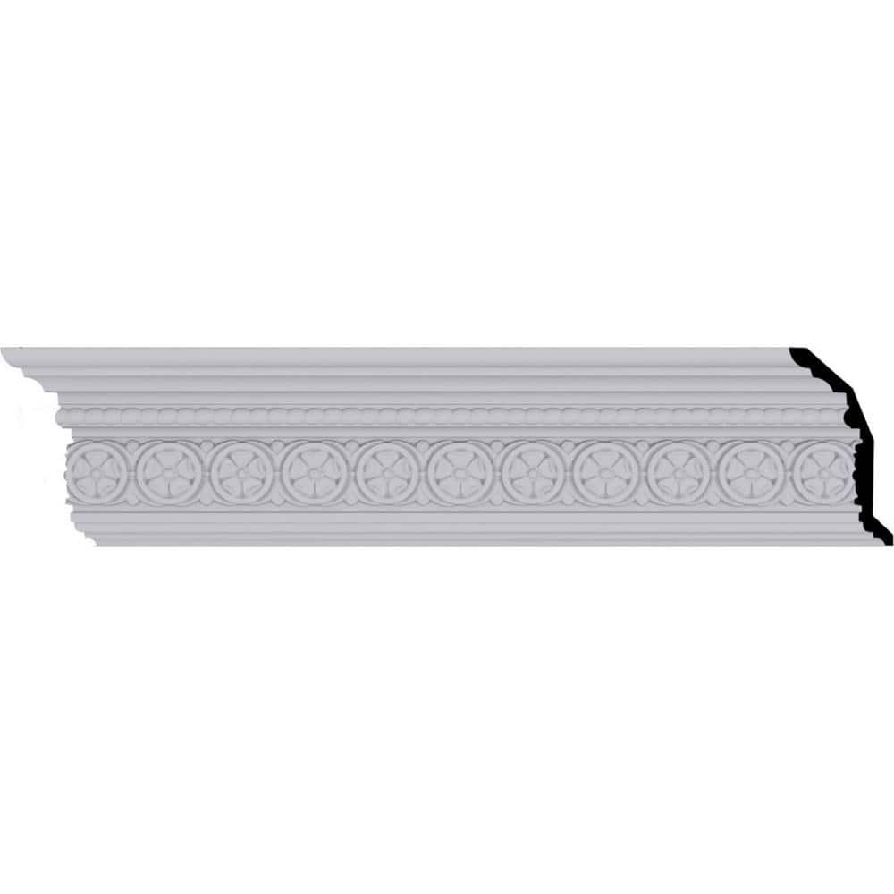 Ekena Millwork SAMPLE - Endurathane Washington Crown Moulding, 5 3/4"H x 3 1/8"P x 6 1/2"F x 12"L, (2" Repeat)