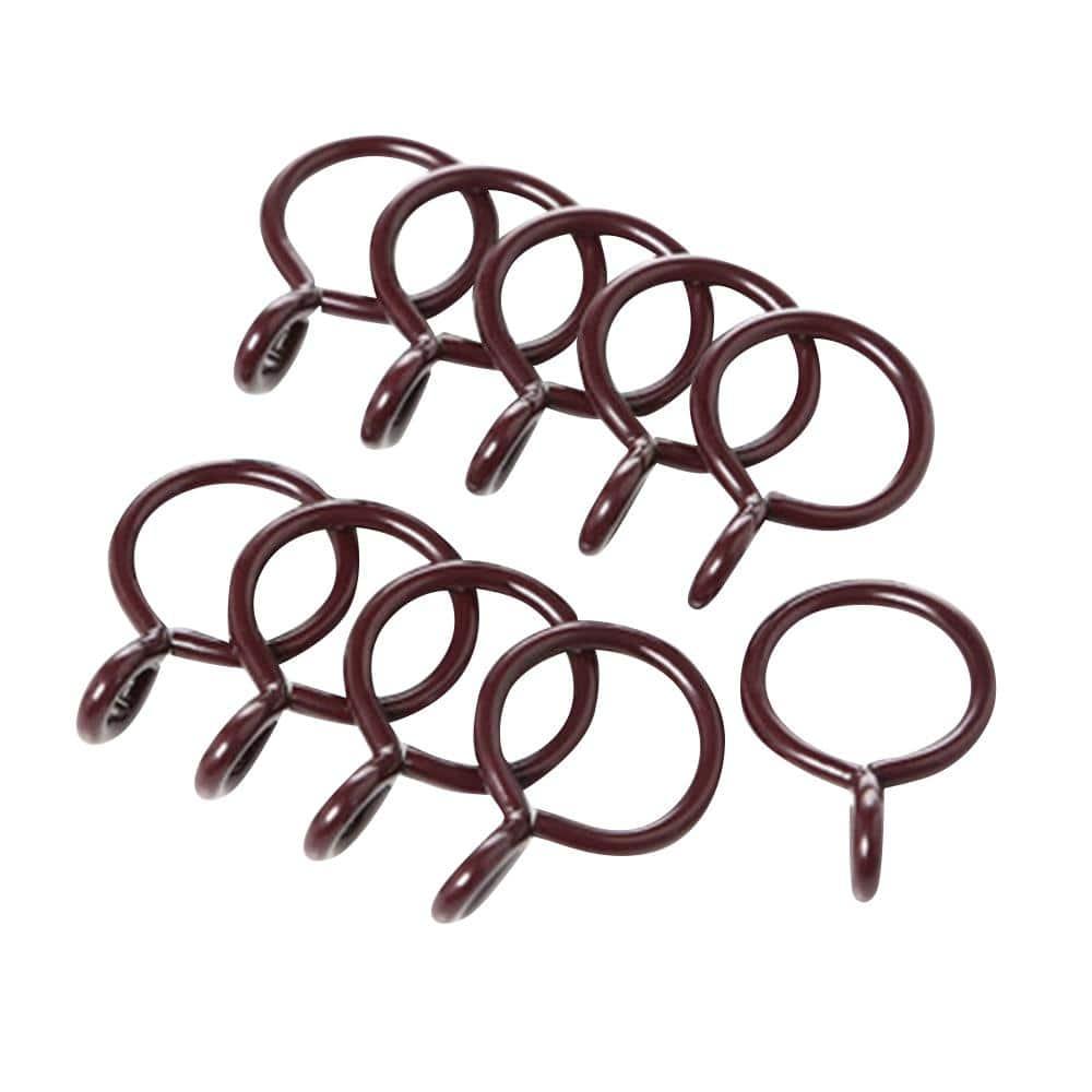 Hart & Harlow Cocoa Steel Curtain ring with eyelet