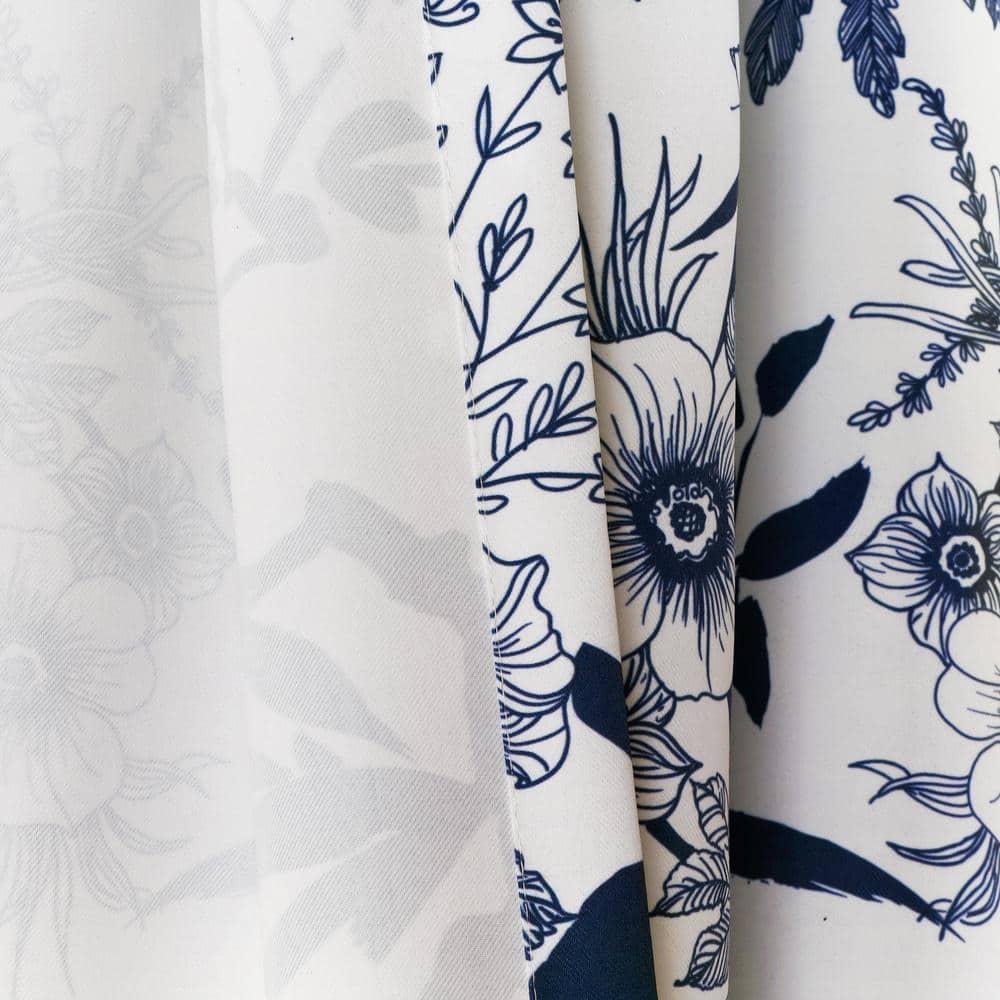 Lush Decor Botanical Garden Floral Tailored 52'' W Window Valance