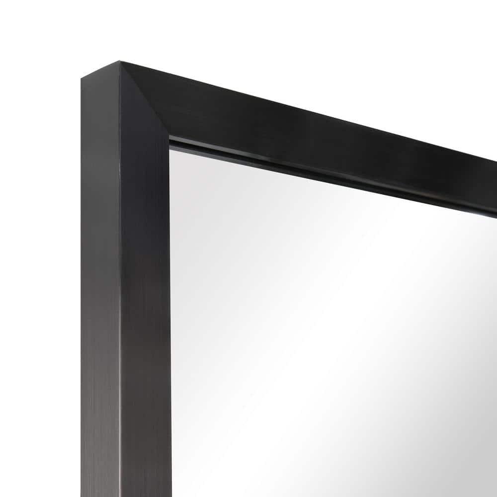 Empire Art Direct Contempo Stainless Steel Gold Wall Mirror Brushed Black 24" x 36" Black