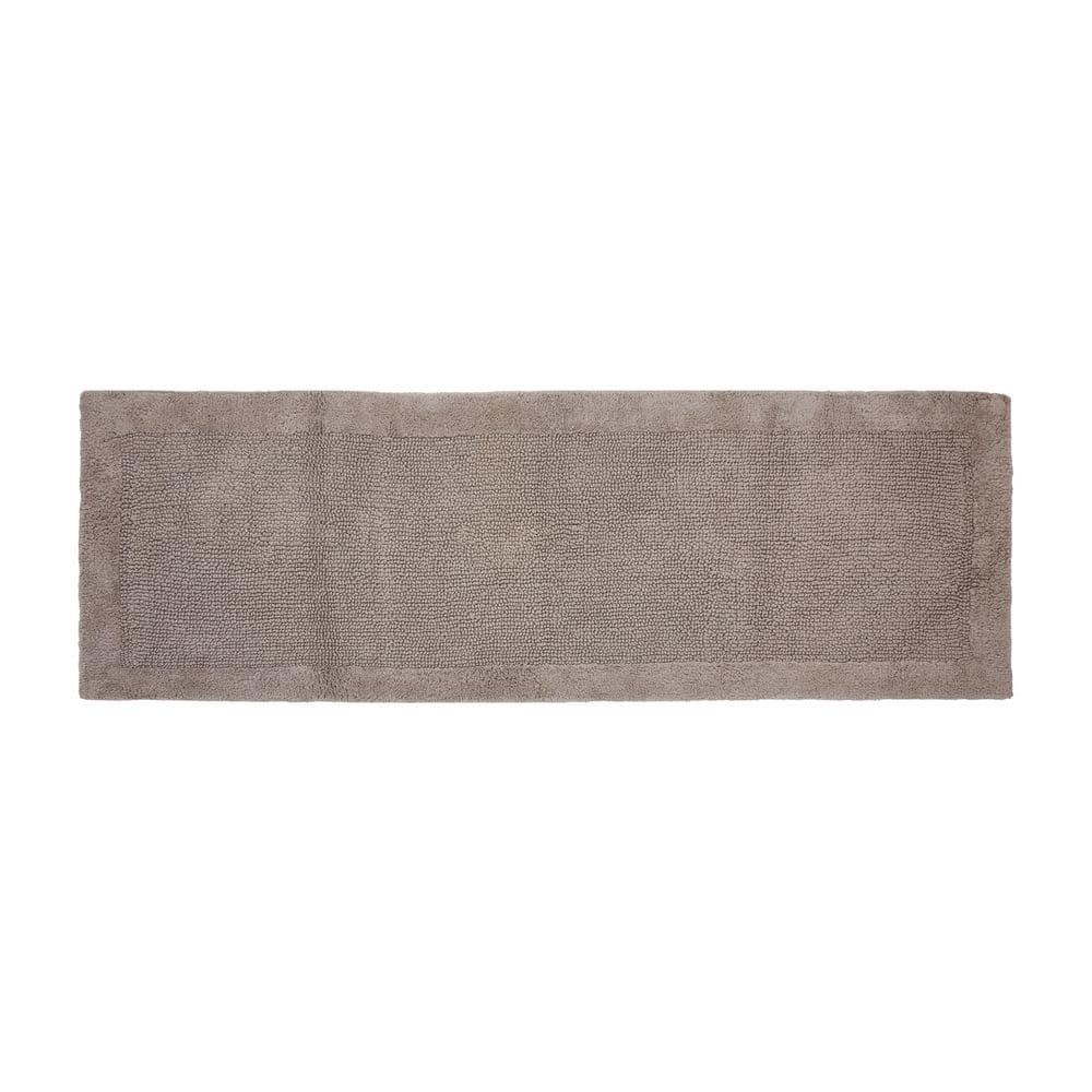 Better Trends Edge 100% Cotton Tufted Reversible Bath Rug 20" x 60" Runner - Beige