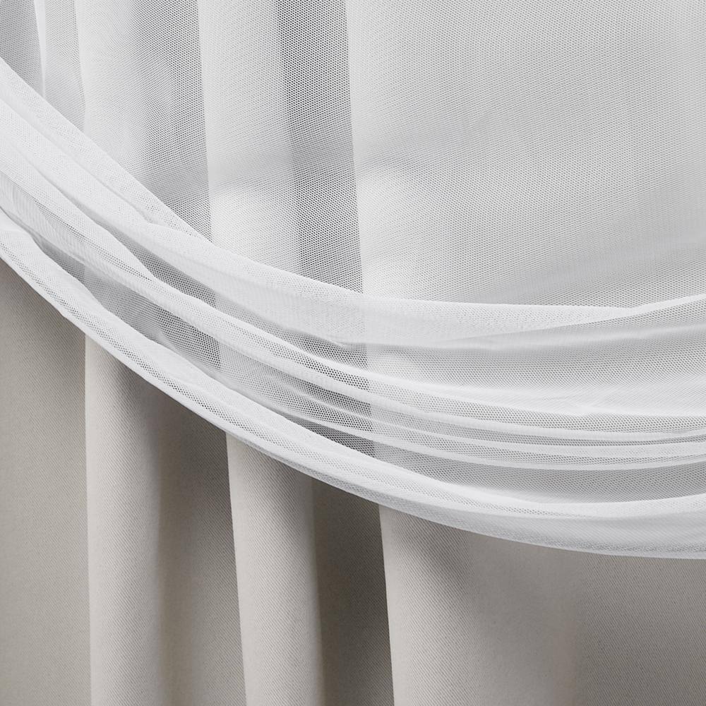 Amalgamated Textiles Catarina Linen Tailored 52'' W Window Valance