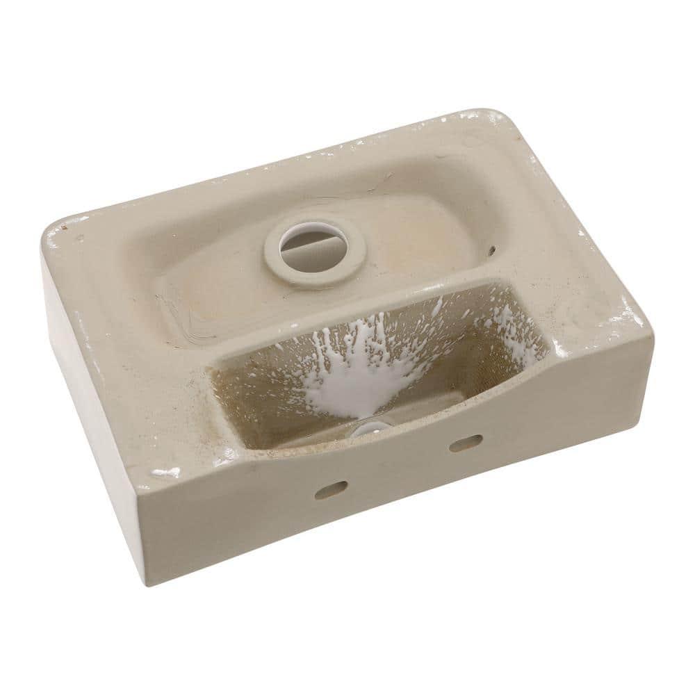 APRESSHUI AH-BS1410LGP APRESSHUI 10'' Ceramic Rectangular Bathroom Sink