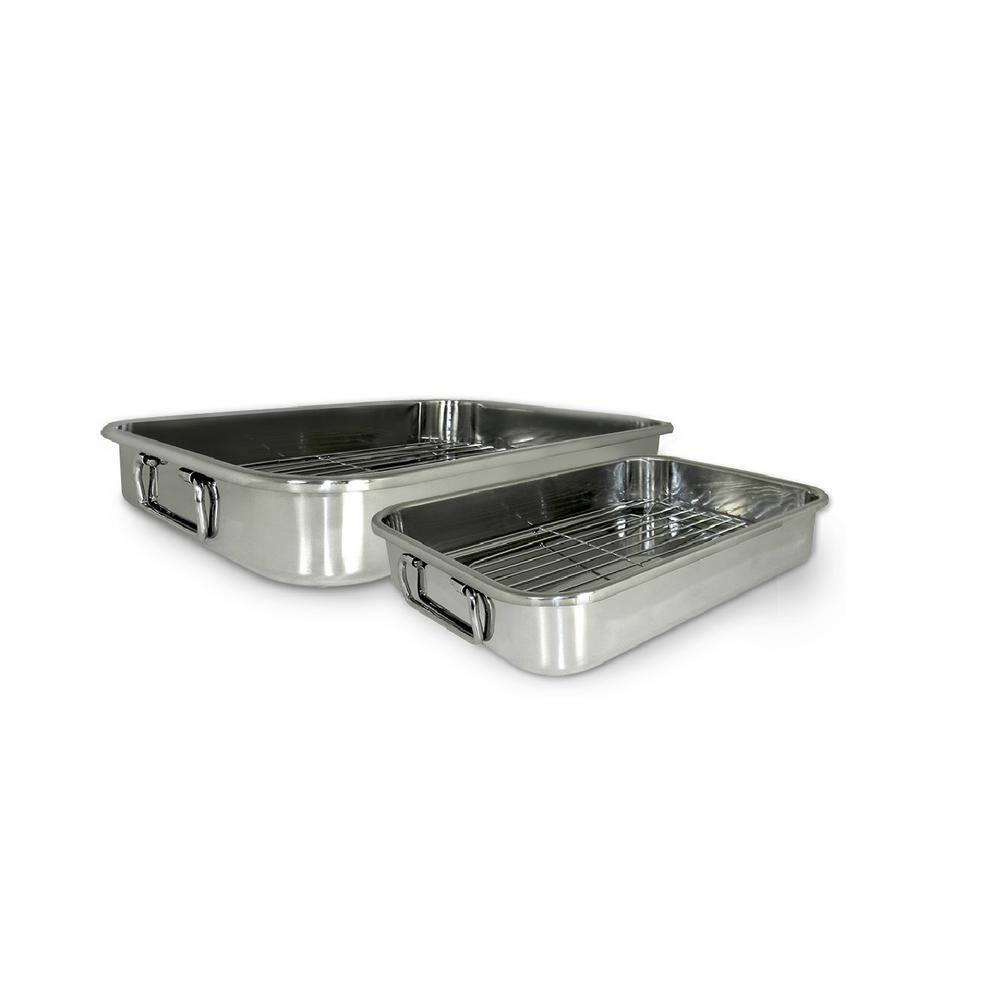 Cook Pro Cook Pro All-In-One 9.5'' Stainless Steel Roasting Pan with Rack