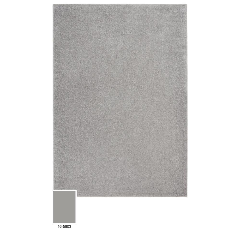 Nourison Essentials Easy Care Indoor Outdoor Area Rug - Silver Grey 7' x 10'