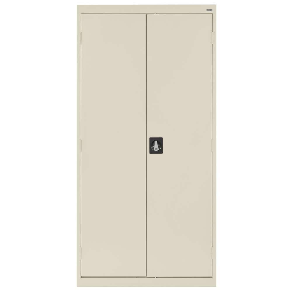 Sandusky Lee 36"W x 18"D x 72"H 5-Shelf Steel Storage Cabinet with Recessed Handle