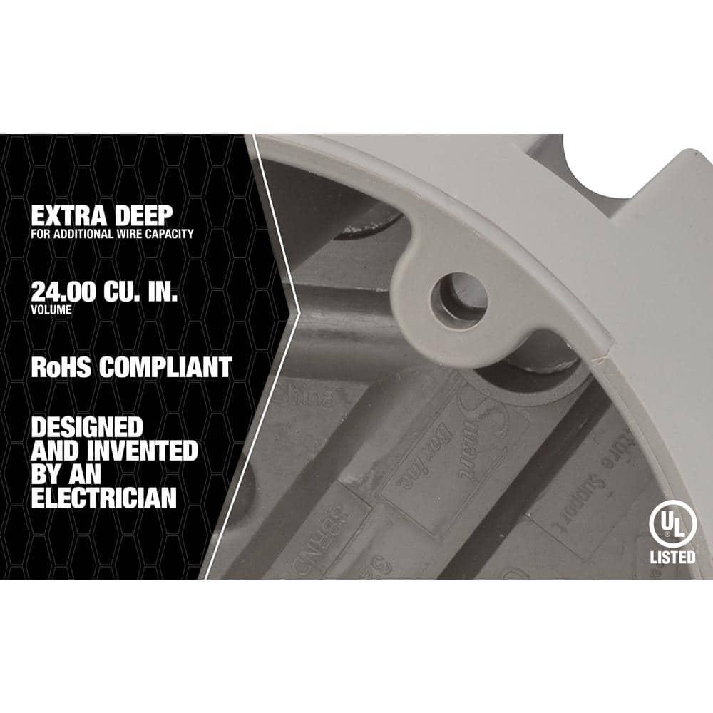 Southwire Smart Box Adjustable Depth 50 lb. Ceiling Box Support