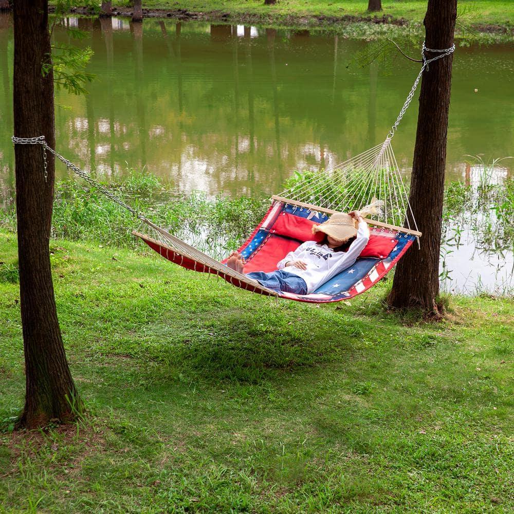 Hammock Quilted 80" X 55" - American Flag