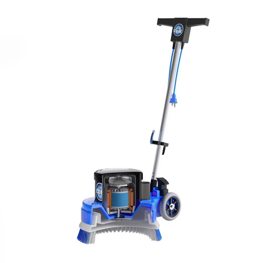 Prolux Core 15 in. Loaded Commercial Light Hand-Driven Floor Buffer Scrubber