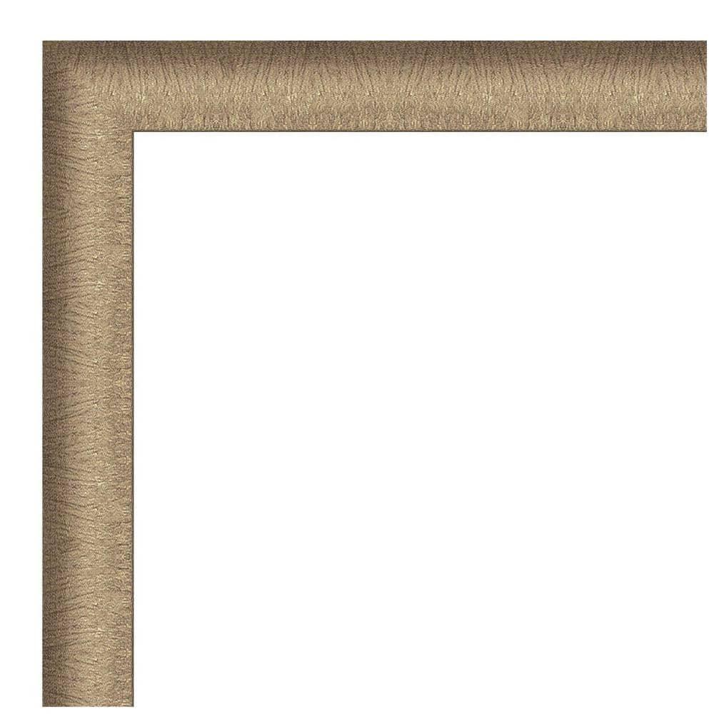 31" x 25" Elegant Brushed Bronze Wall Mount Mirror for Bathroom - Amanti Art