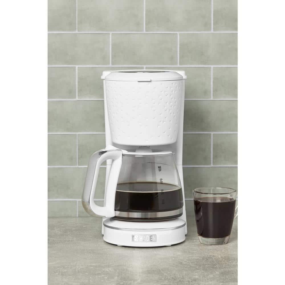 HADEN Starbeck White Drip Coffee Maker