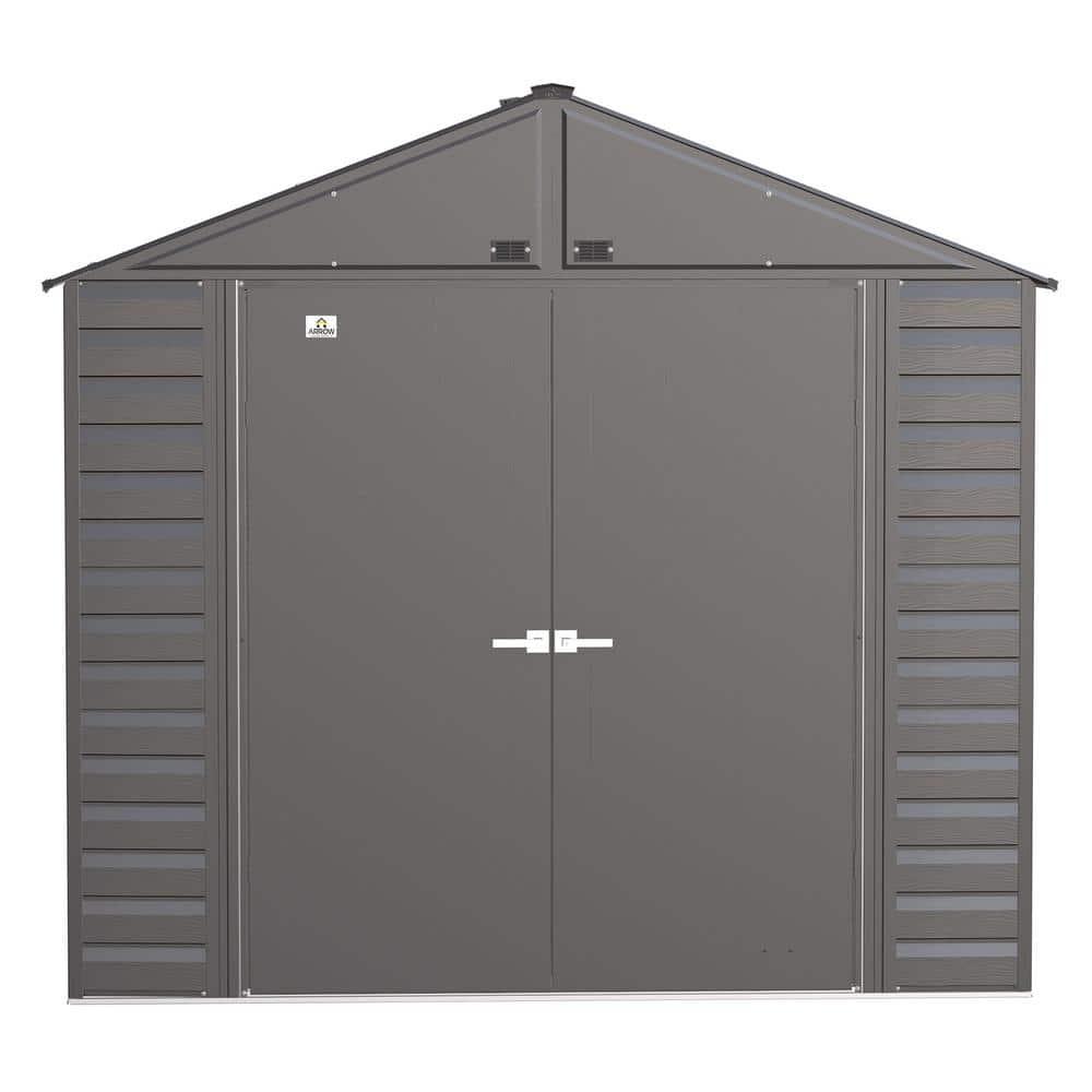 Arrow 8 ft. W x 8 ft. D Galvanized Steel Storage Shed