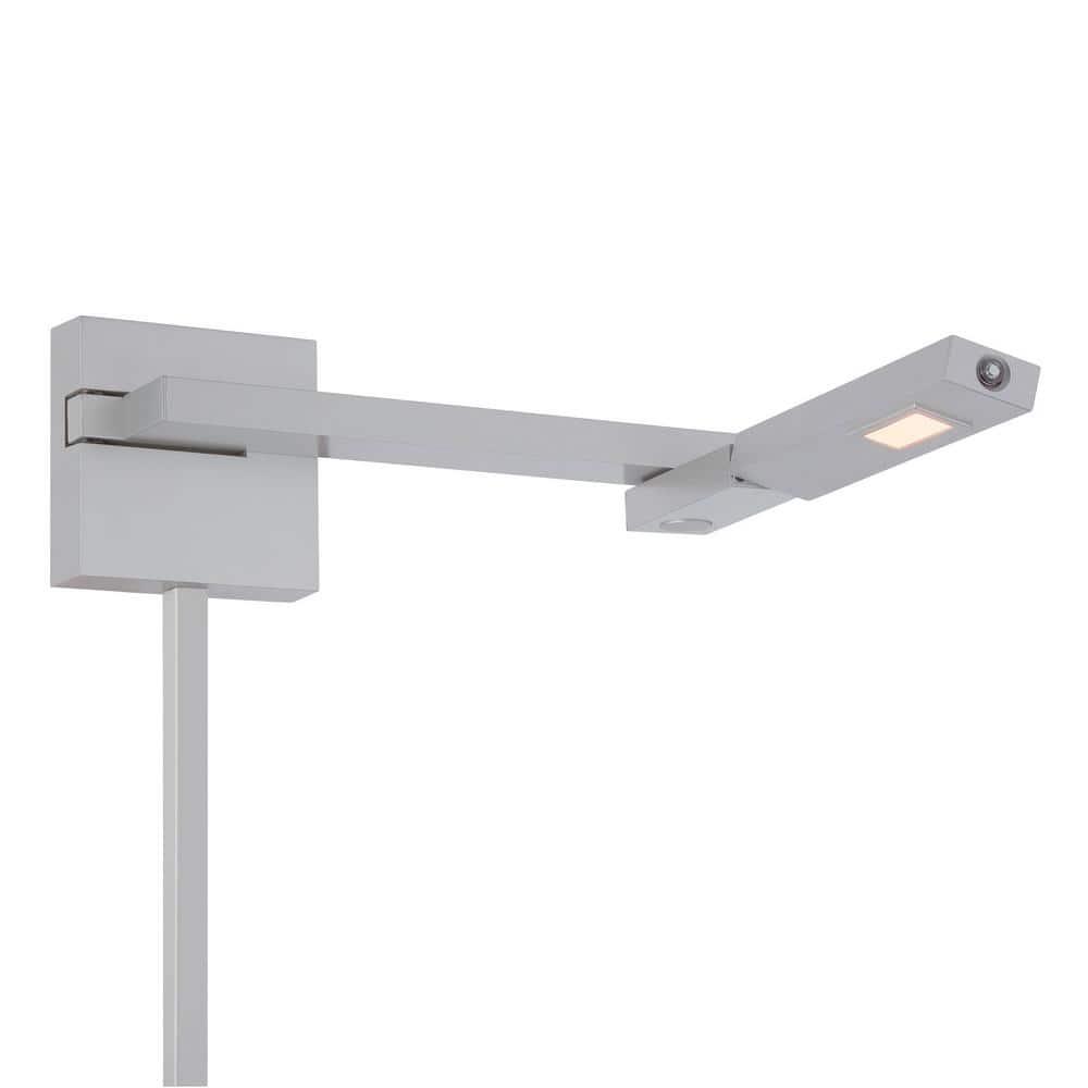 WAC Lighting Flip LED 3000K Right Contemporary Aluminum Swing Arm in Chrome