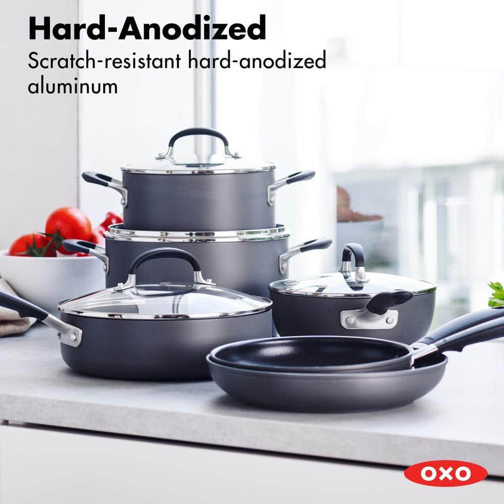 OXO OXO 10 Piece Anodized Aluminum Cookware Set