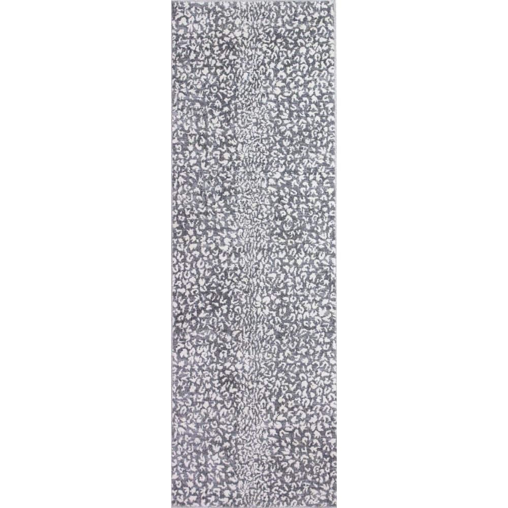 Bashian Xariah Tansitional Area Rug Grey 2'6" X 8' Runner