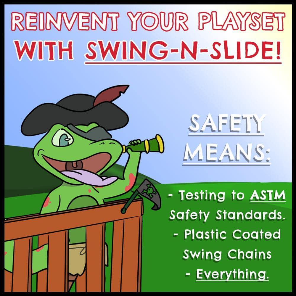 Swing-n-Slide Side Winder Curved Slide for 5' Deck