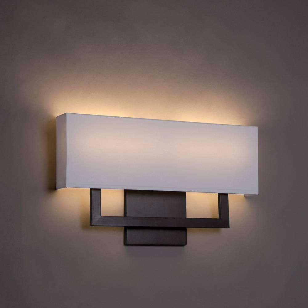 Manhattan Aluminum LED Flush Mounted Sconce