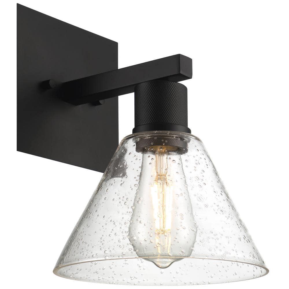 Access Lighting Port Nine 1 - Light Wall Light in  Matte Black
