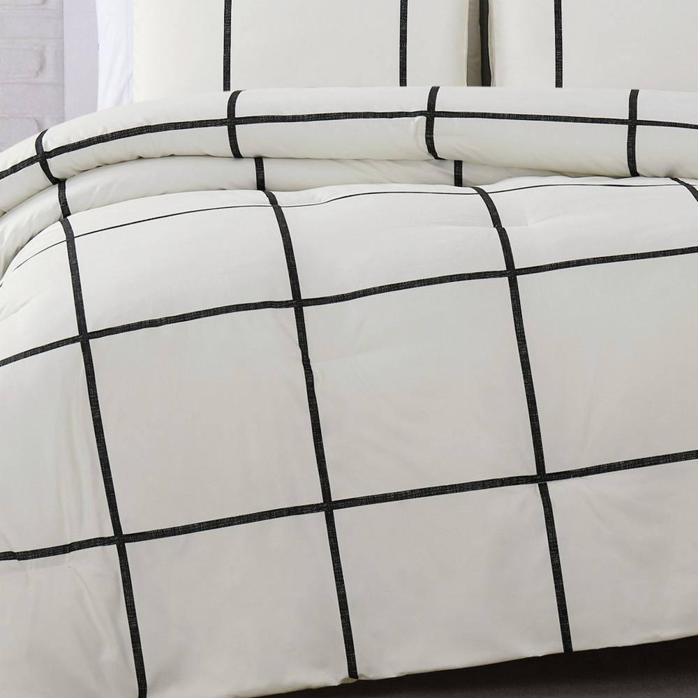 Truly Soft Checkered Comforter Set
