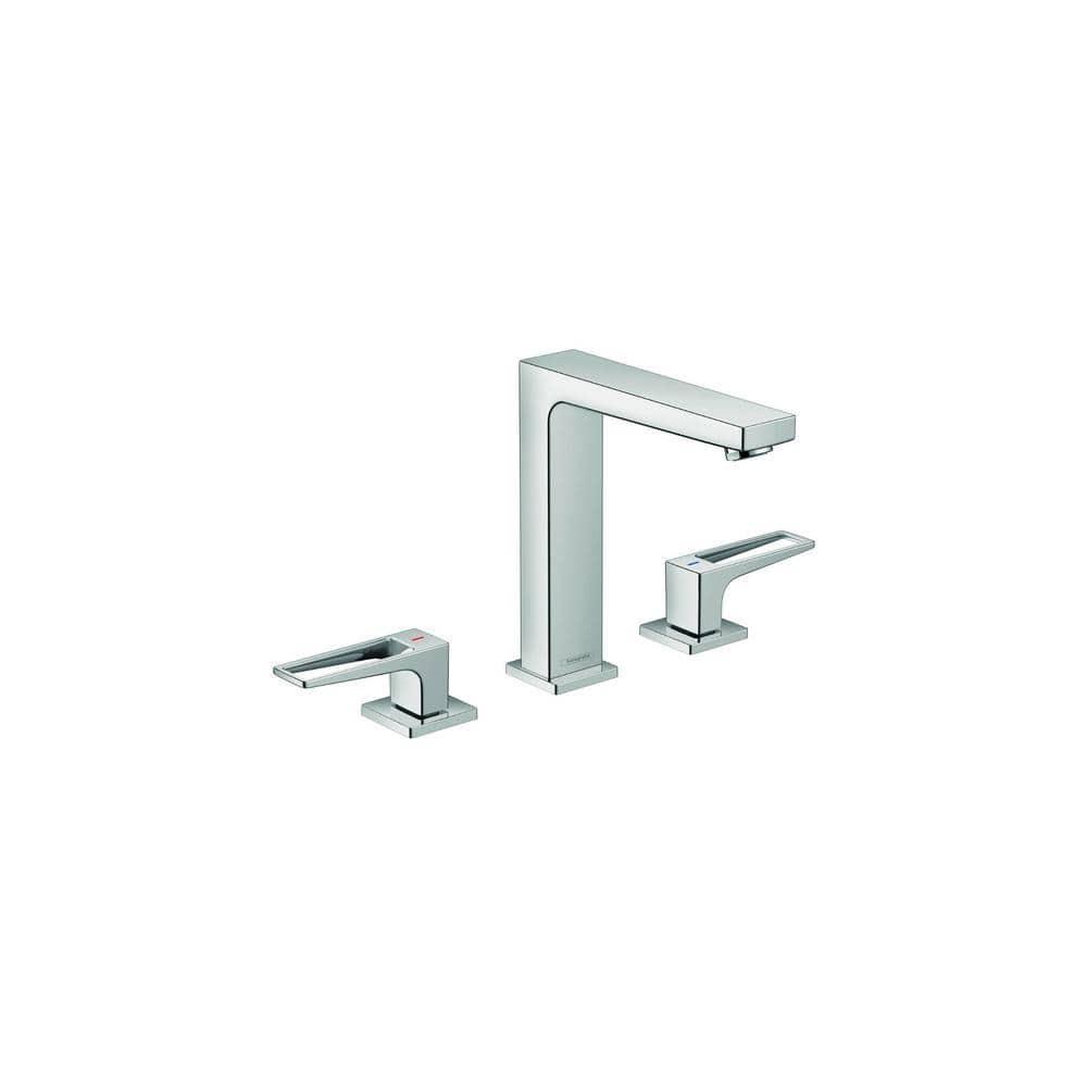 Metropol Low Flow Water Saving Widespread Bathroom Faucet with Drain Assembly