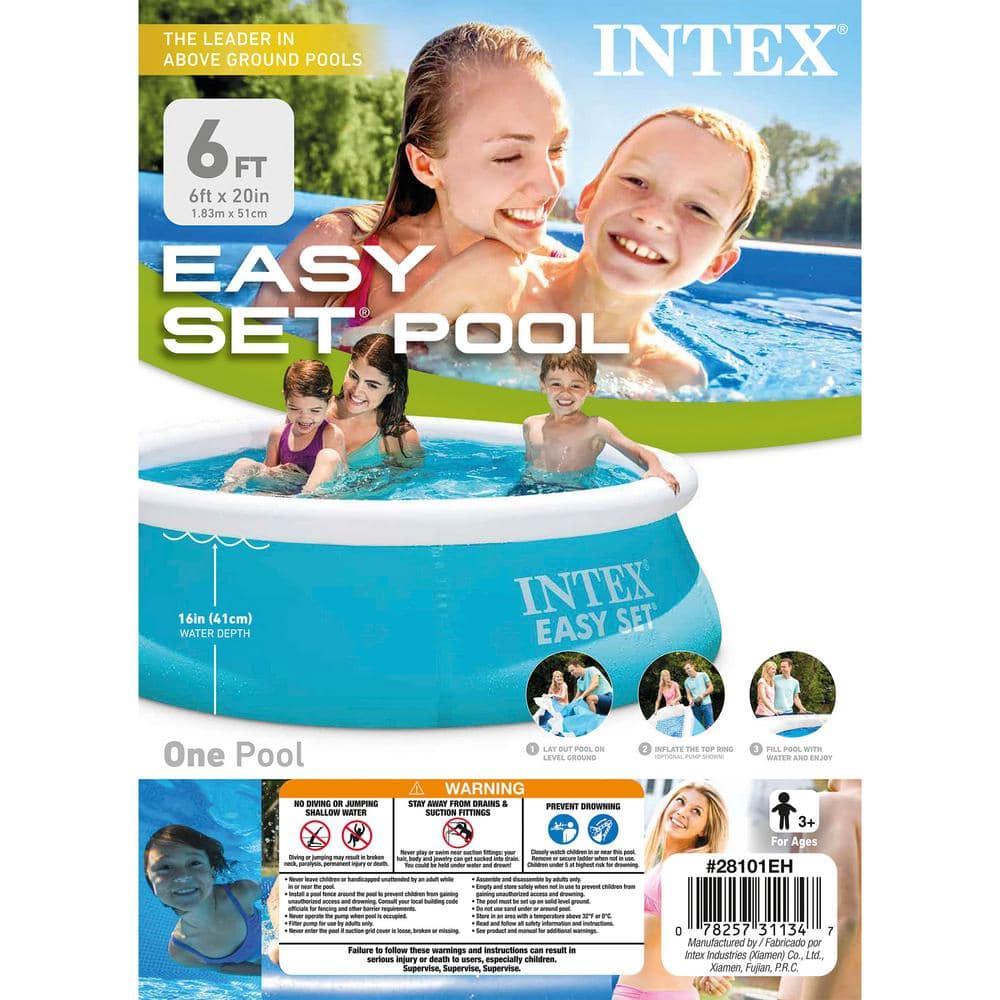 Intex Intex: Easy Set Pool, 6 Feet x 20 Inches