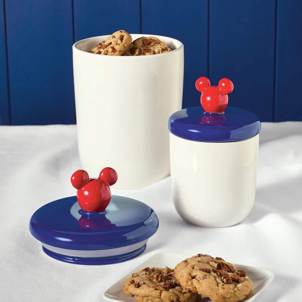 Disney Home Disney Home Bon Voyage Ceramic Food Storage / Cookie Jar Set, 2 Pieces, Mixed Colors