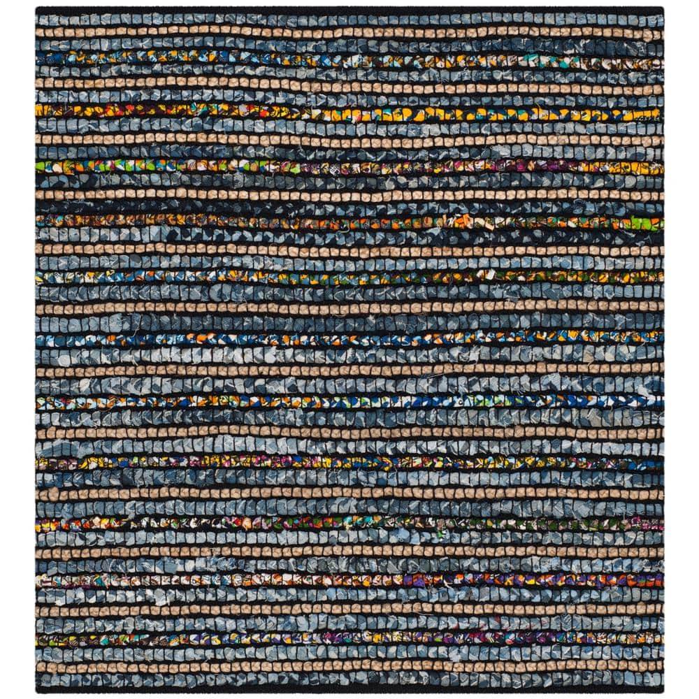 Cape Cod CAP364 Hand Woven Area Rug - Multi/Natural - 4'x4' - Safavieh.