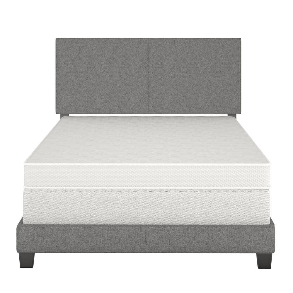 Boyd Sleep MIL898TW Mateo Linen Upholstered Platform Bed