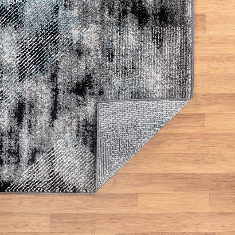 World Rug Gallery Contemporary Distressed Geometric Area Rug