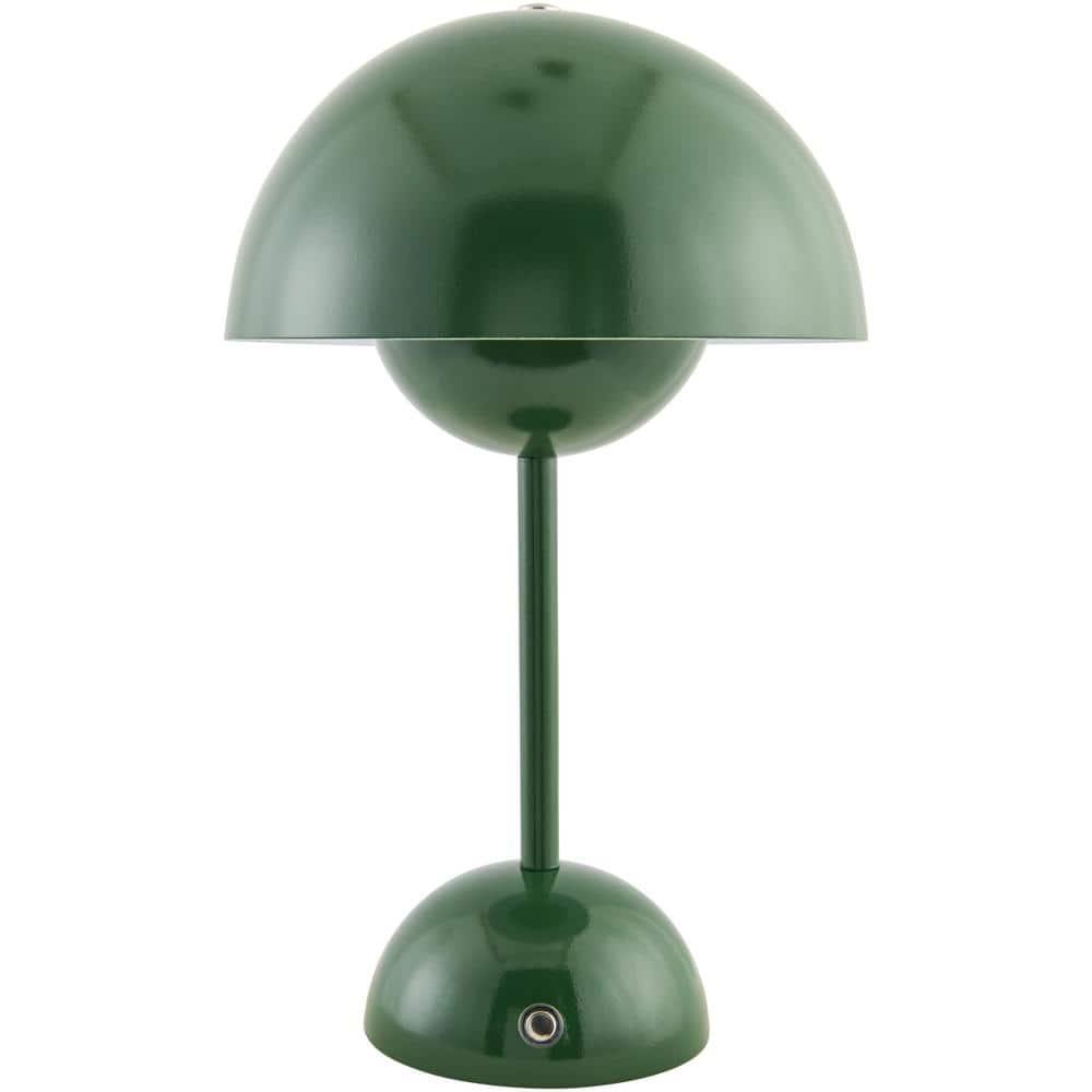 Livabliss Mayotte Portable Table Lamp, 12-inch, Green
