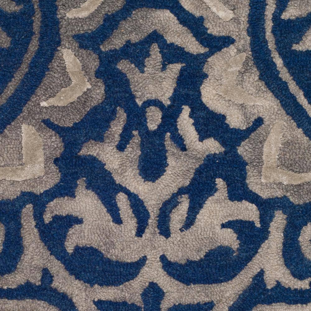 Dip Dye DDY511 Hand Tufted Accent Rug - Navy/Grey - 2'x3' - Safavieh.
