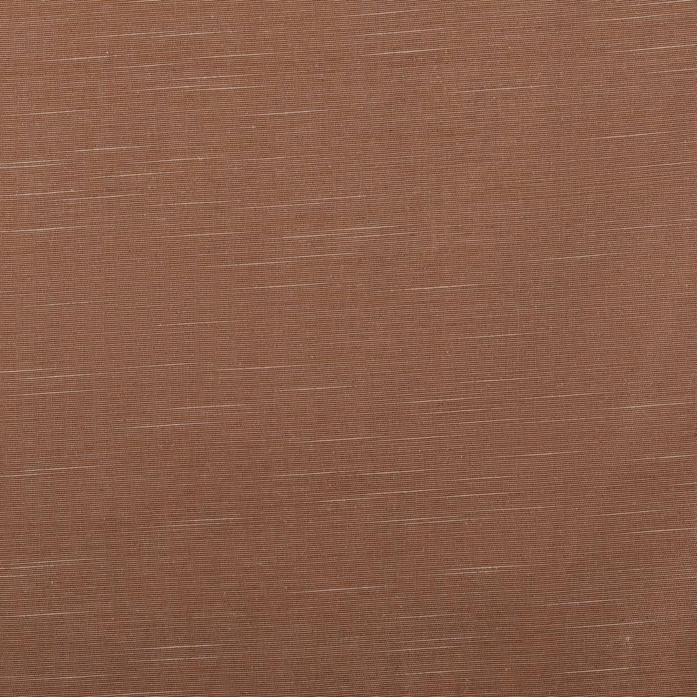 50"x63" Archaeo Total Blackout Textured Linen Blend Grommet Top Curtain Panel Pecan Brown: Modern Noise Reduction